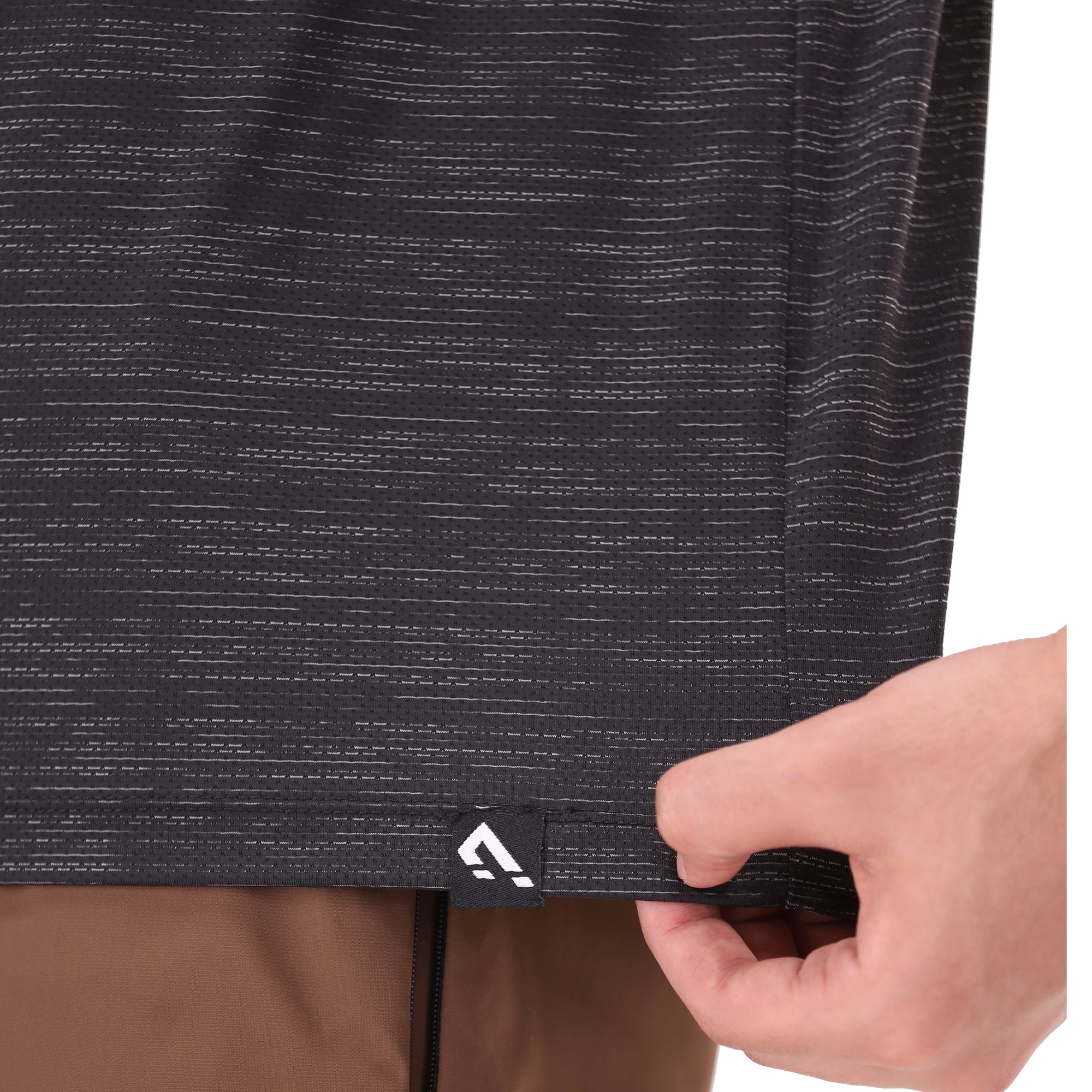Fossil Mesh Tee - Black