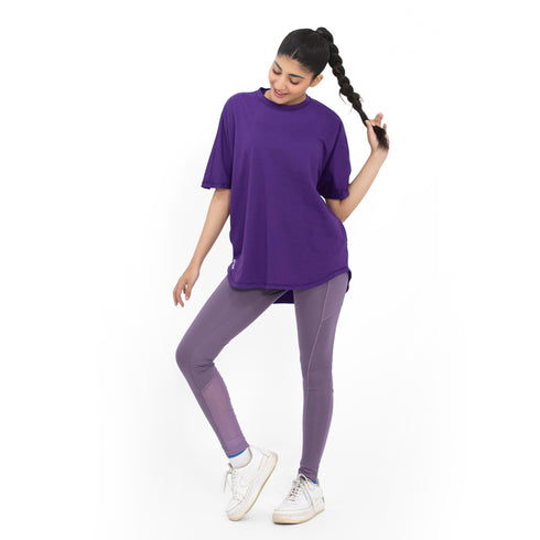 Flow Bat Tee - Purple