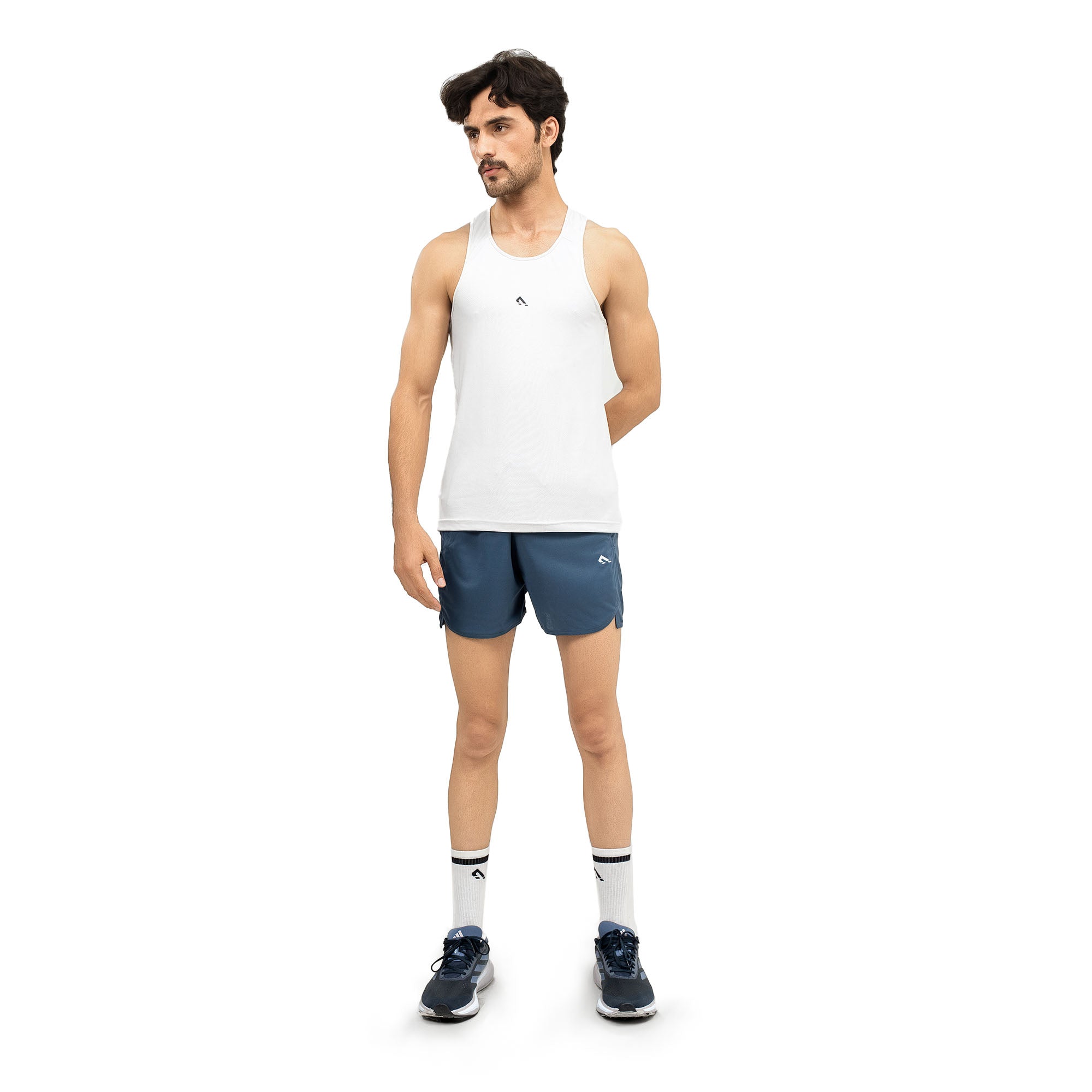 Blaze Zipper Shorts - Navy