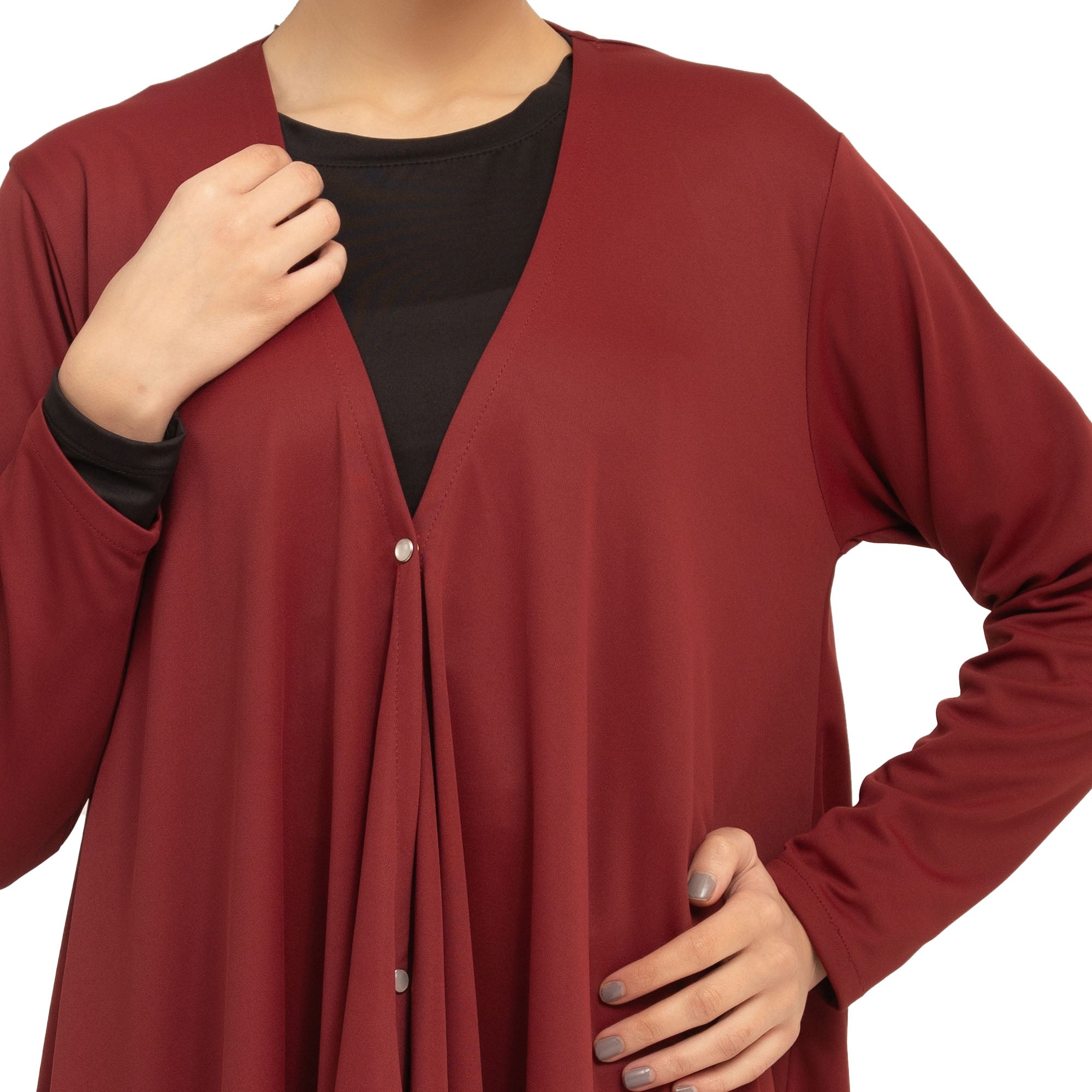 Celesse Cape - Burgundy