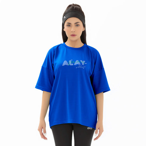 Infinity Oversize Tee - Blue
