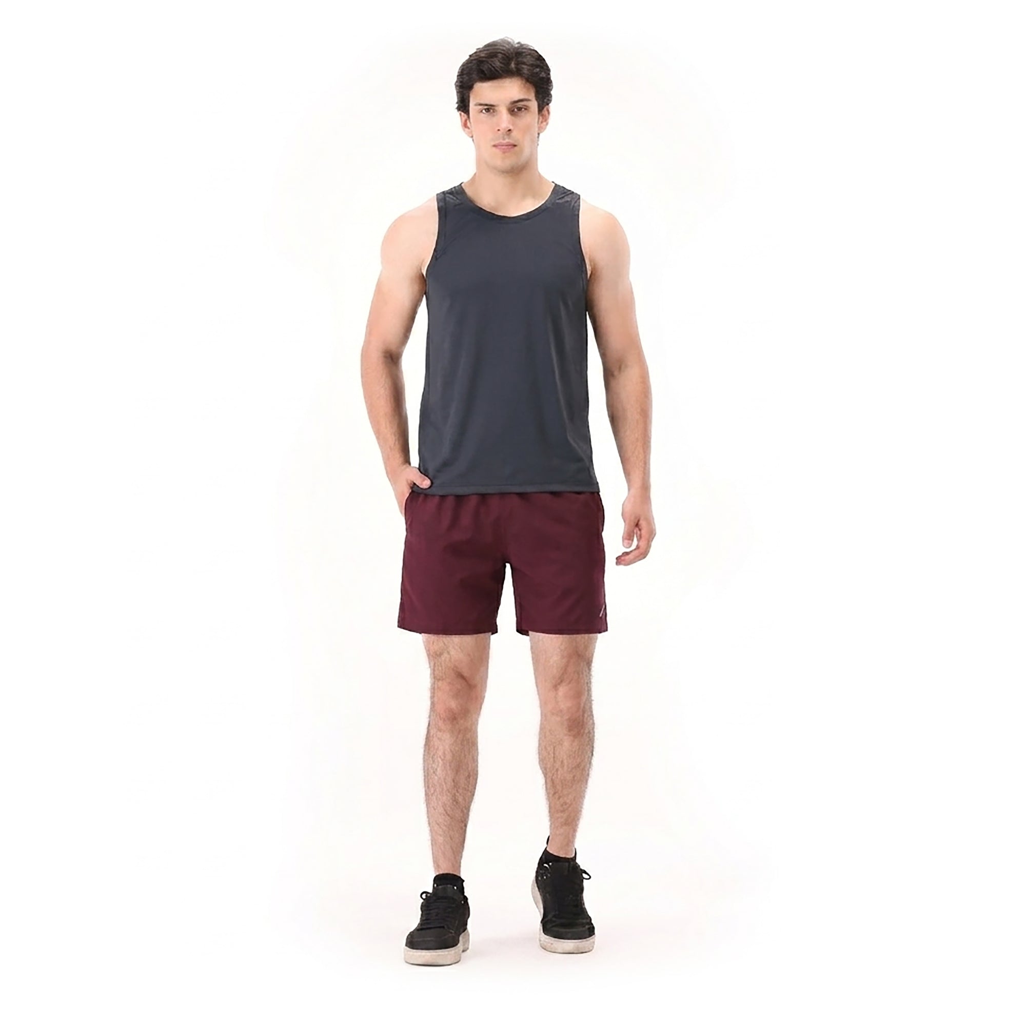 Plush Padel Shorts - Burgundy