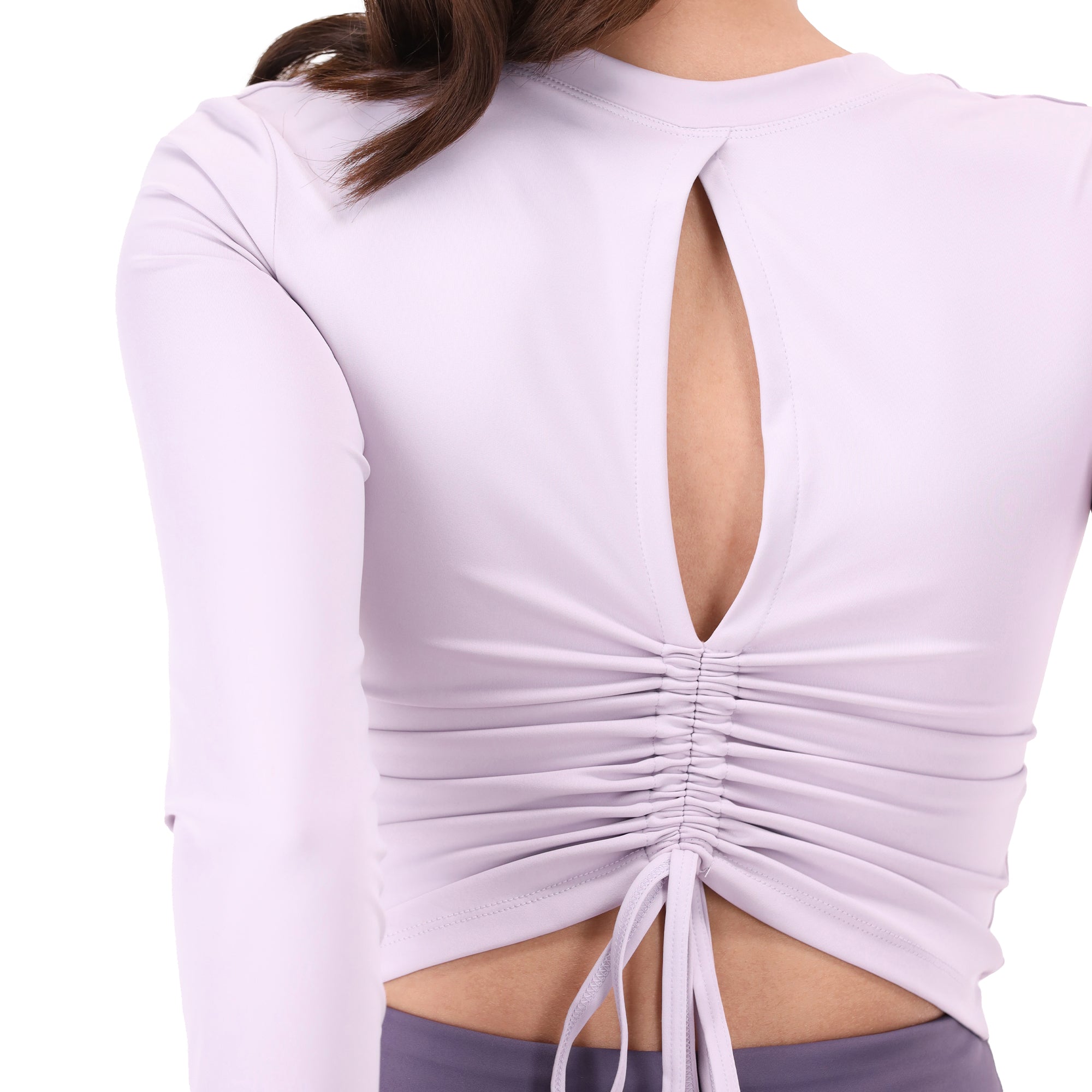 Celine Keyhole Top - Purple