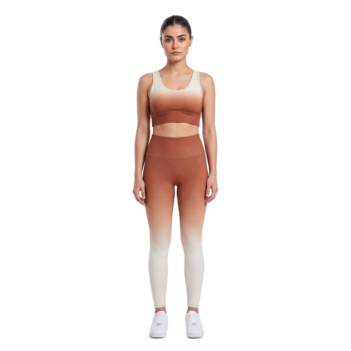 Ombre Sports Bra - Brown