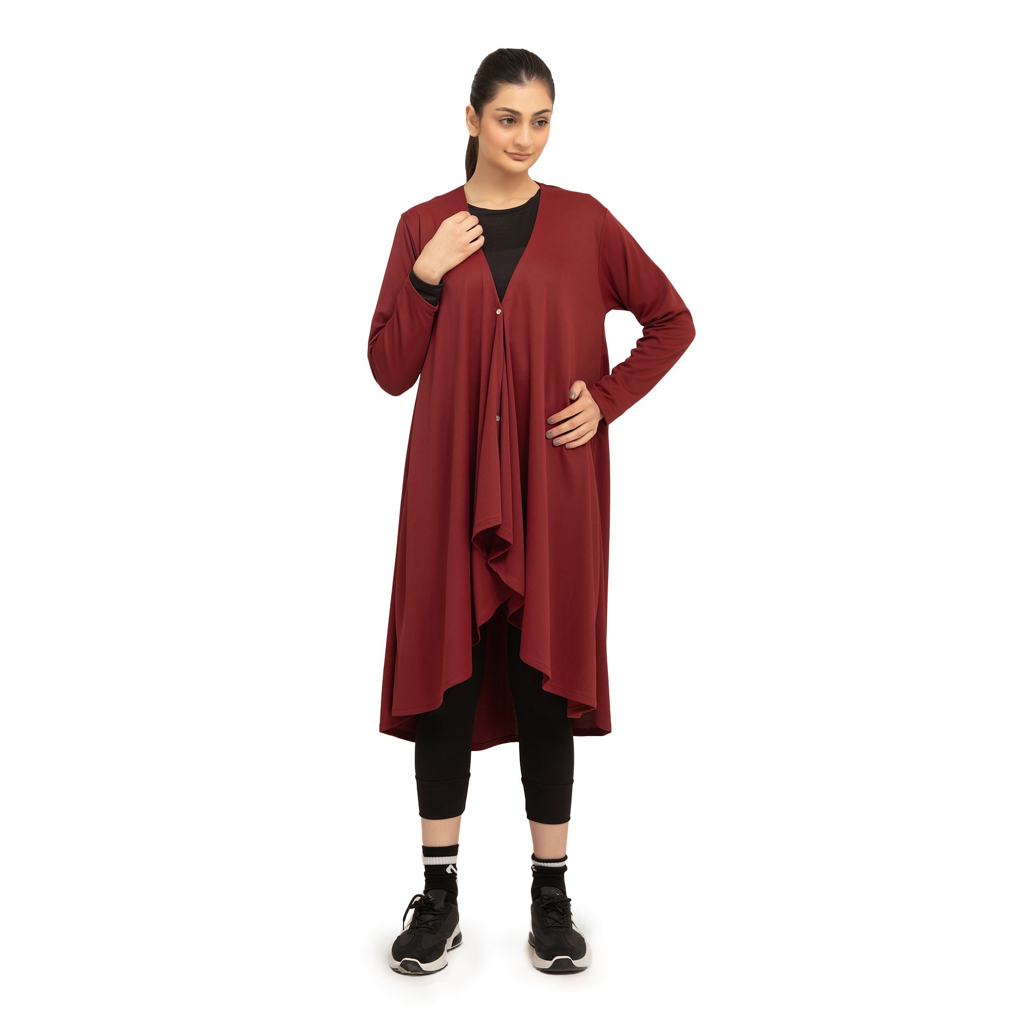 Celesse Cape - Burgundy