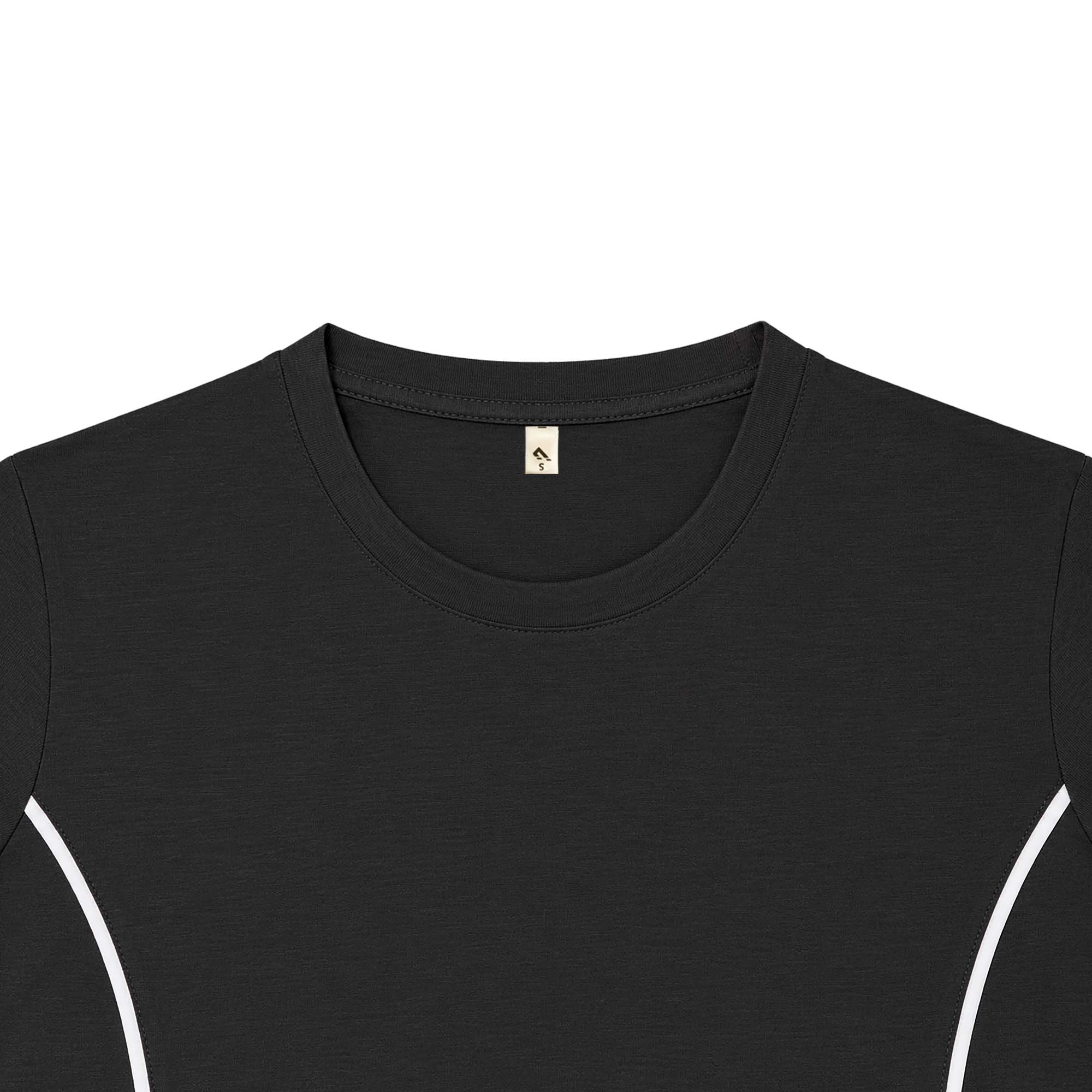 Lock Sleeve Tee - Black