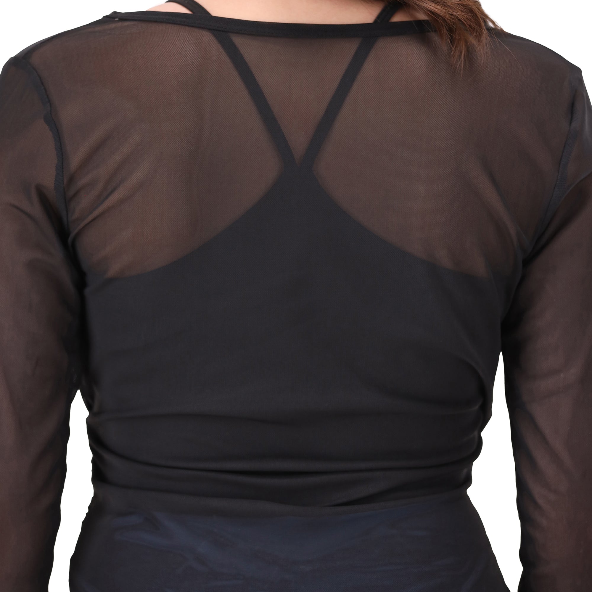 Girloft Mesh Top - Black