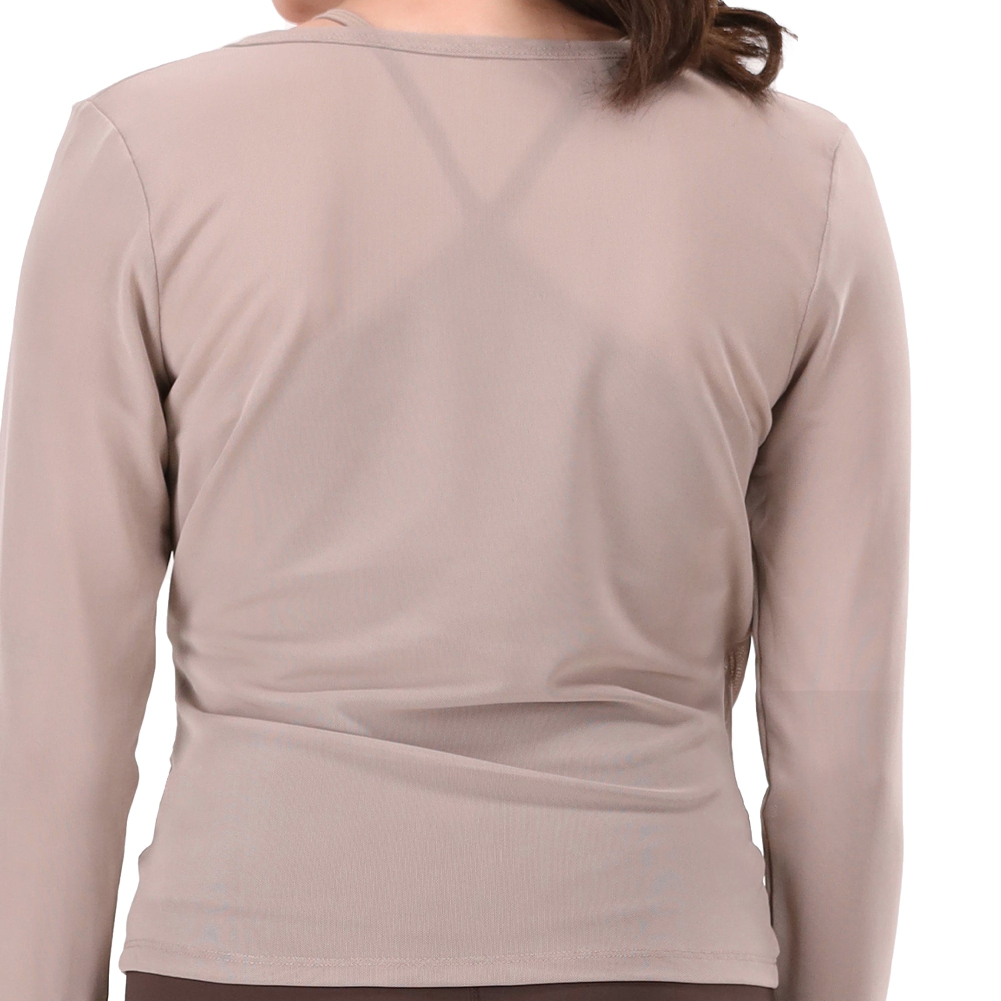 Girloft Mesh Top - Khaki