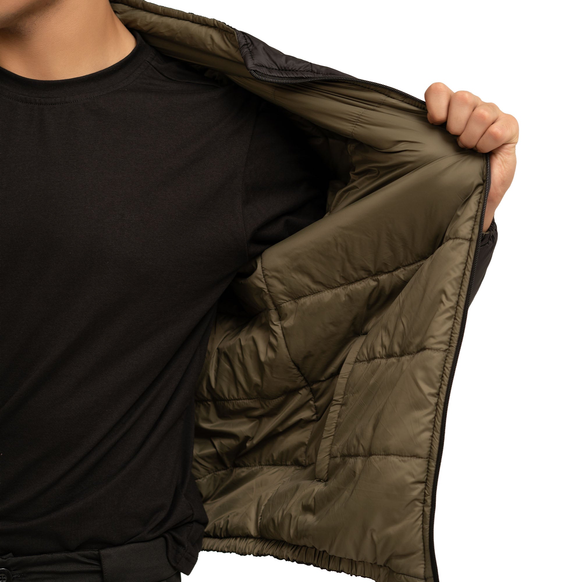 Zest Reversible Jacket - Black/Olive