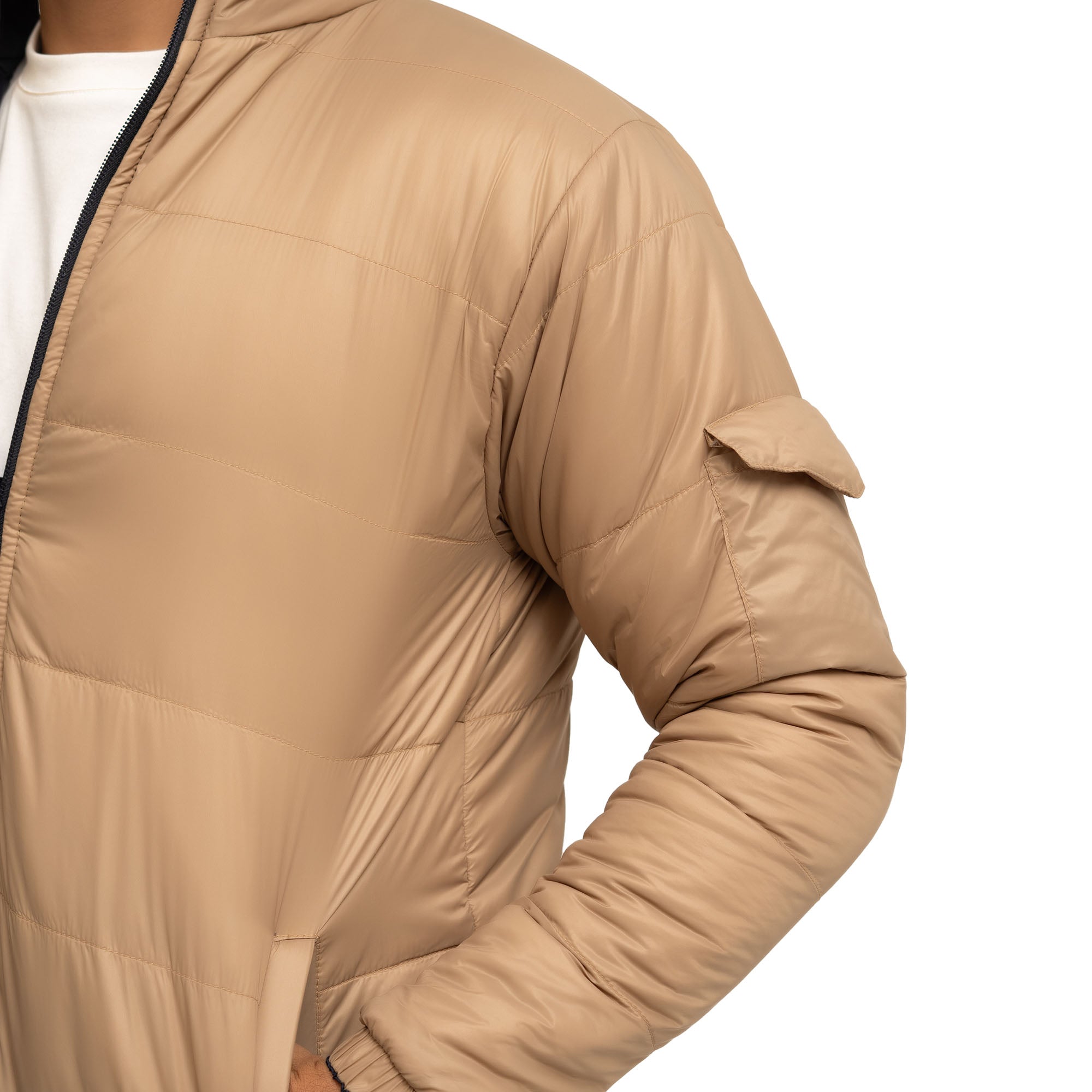 Zest Reversible Jacket - Blue/Camel