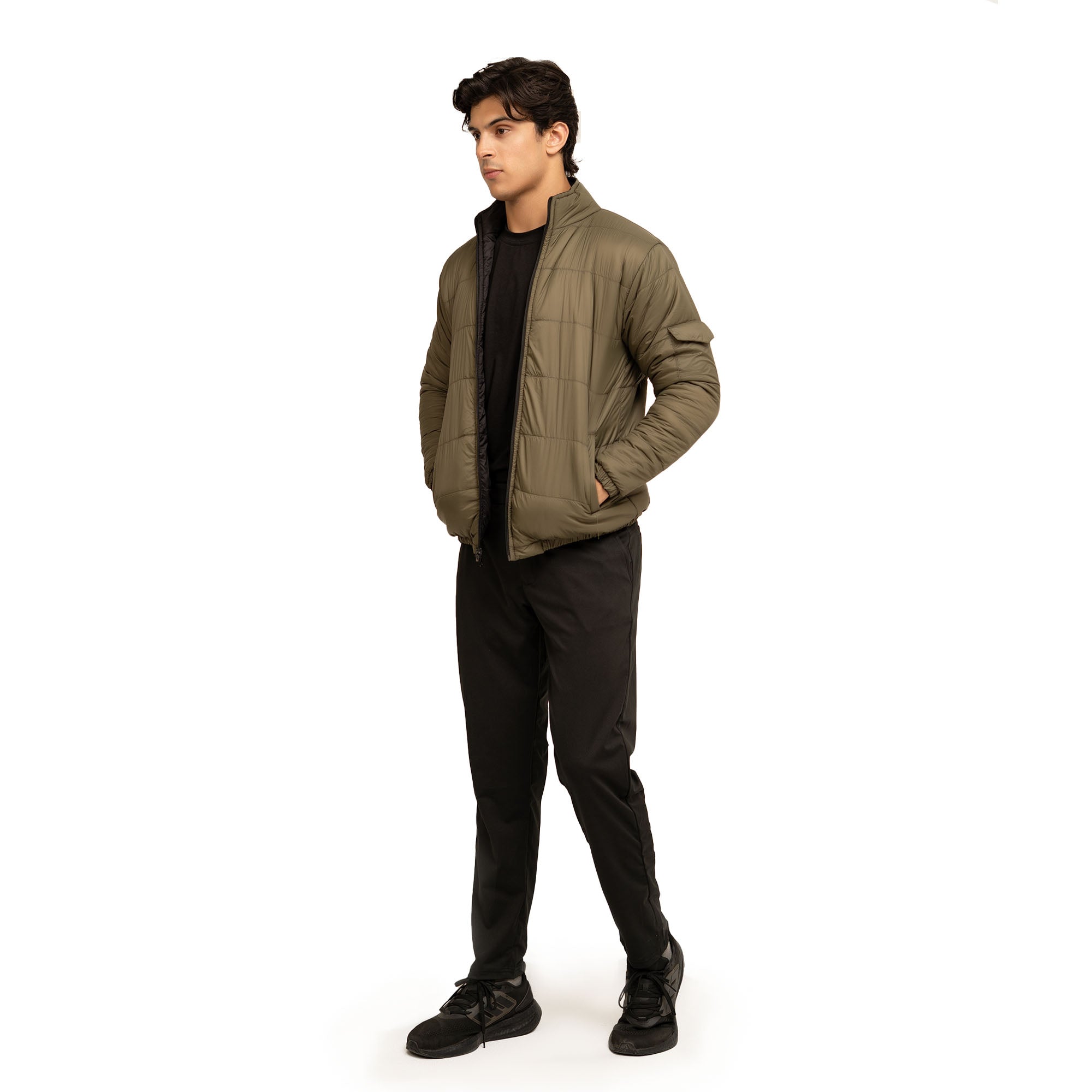 Zest Reversible Jacket - Black/Olive