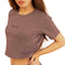 Vivid Crop Top - Brown