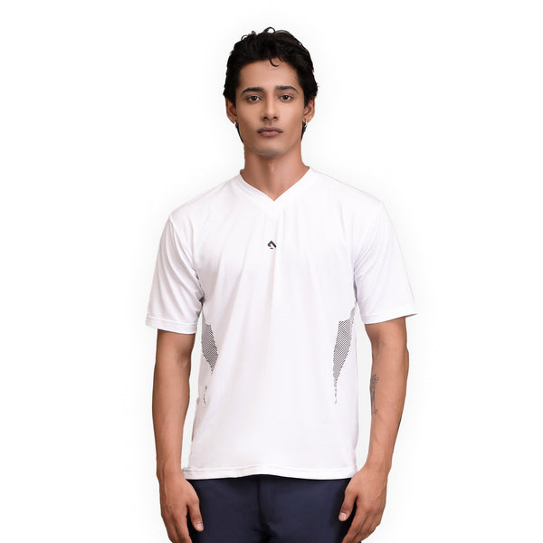 Fusion V-Neck - White