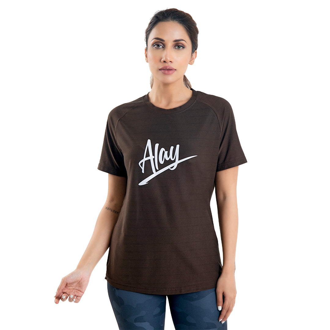 Wonder Woman Tee - Brown