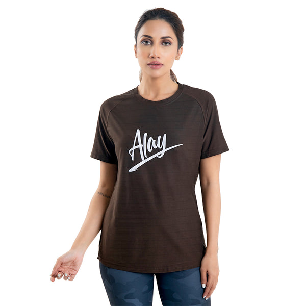 Wonder Woman Tee - Brown