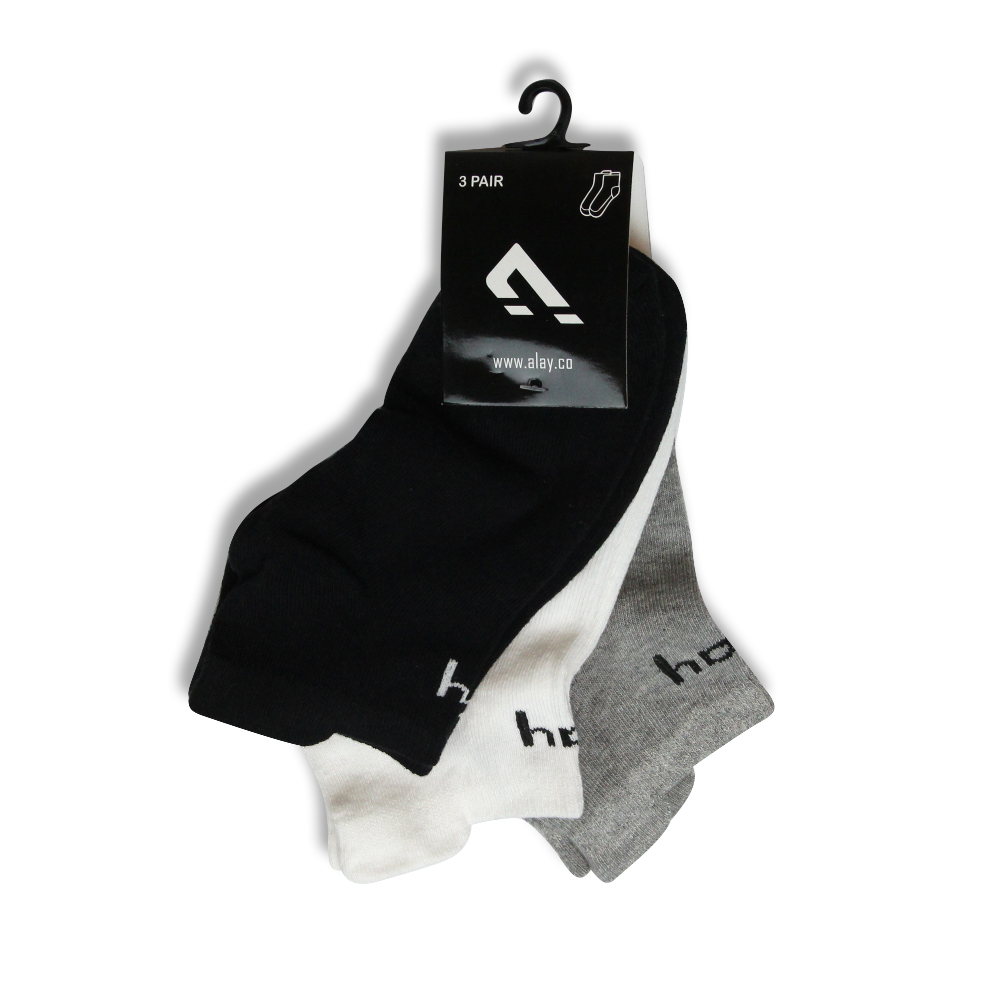 Tempo High Heel Socks - Pack of 3 Combo