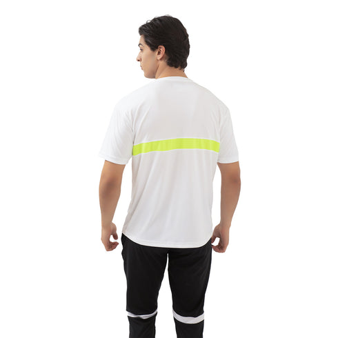 Accent Tee - White Neon