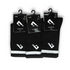 Powerknit Crew Socks - Black (Pack of 3)