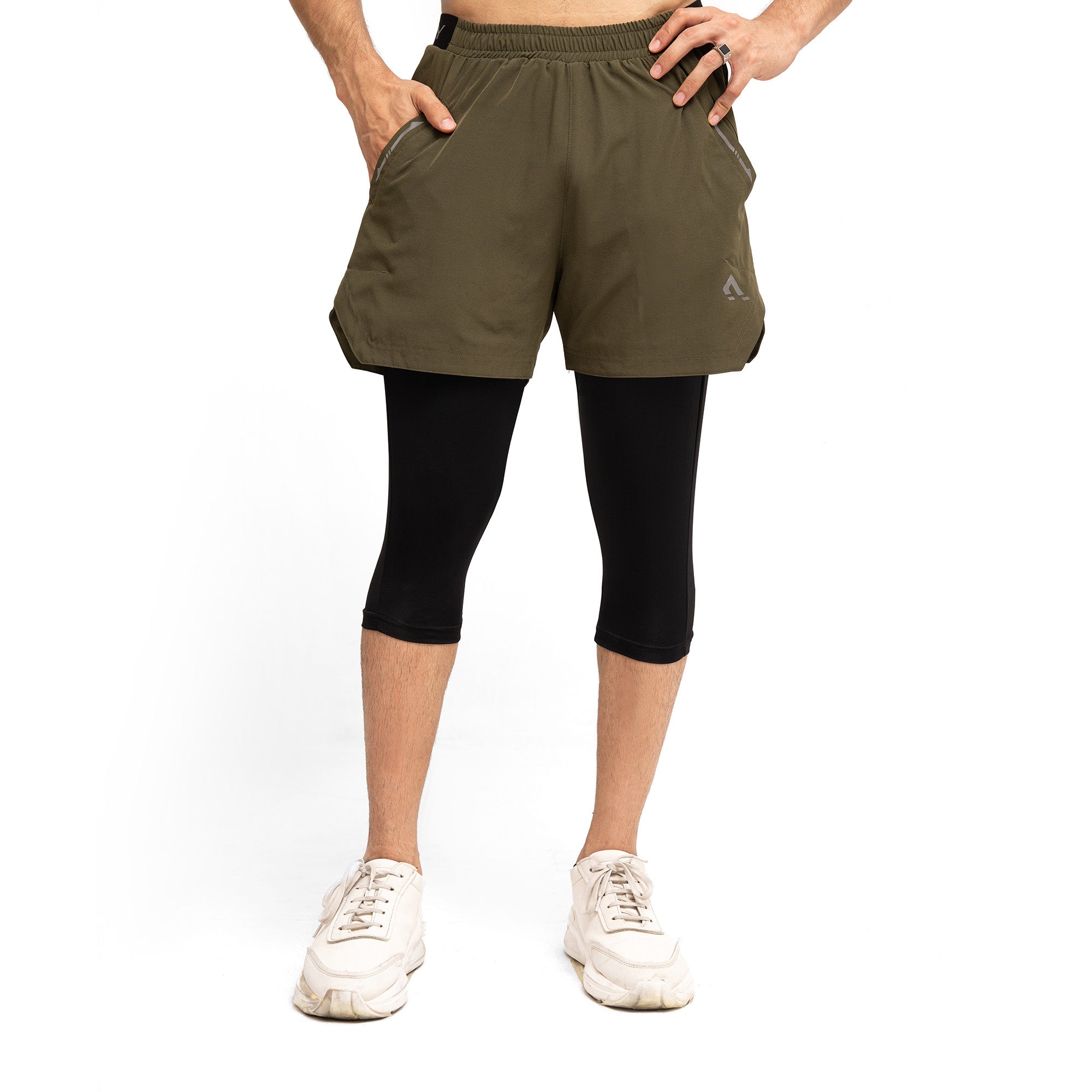 GripLiner Shorts - Olive