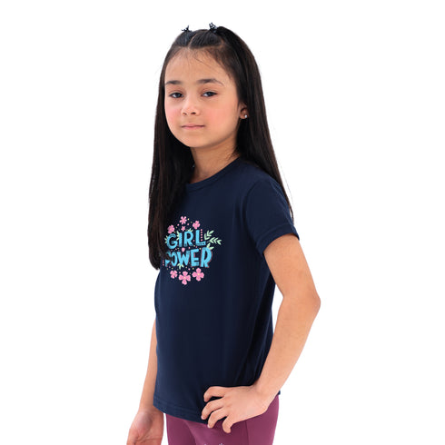 Fantasy Girl Power Tee - Navy