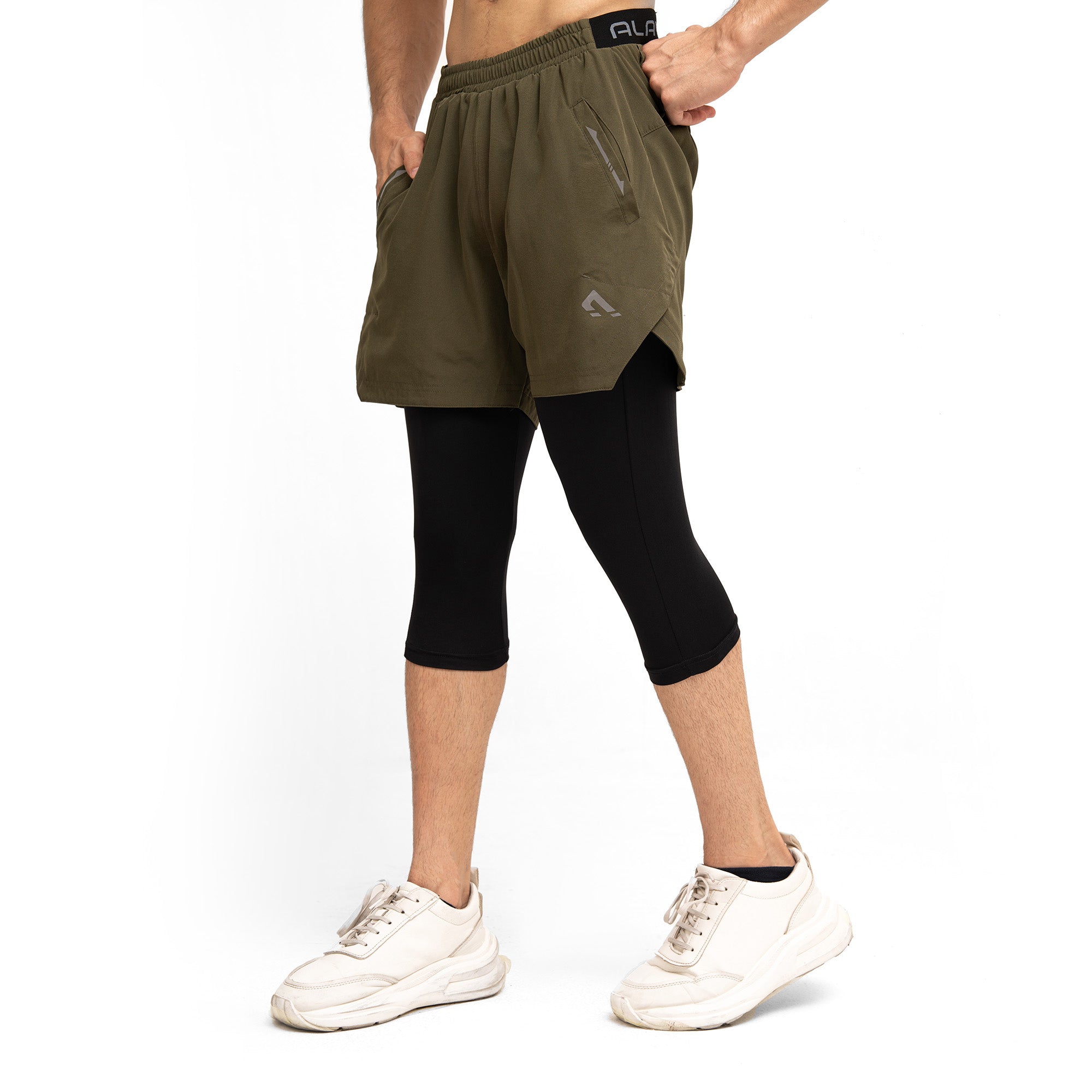 GripLiner Shorts - Olive