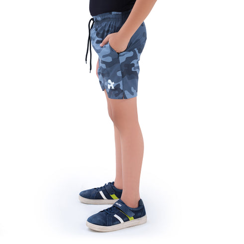 Marathon Junior Shorts - Camo Grey