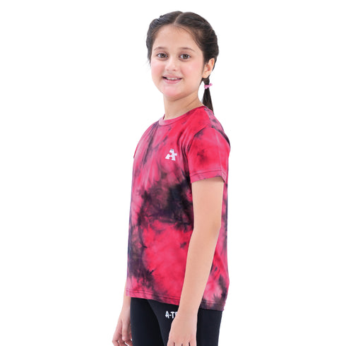 Lil' Dri-Fit Tee - Red Tie-Dye