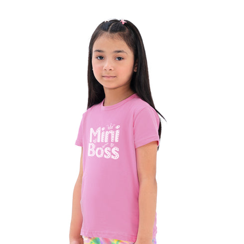 Fantasy Mini Boss Tee - Pink