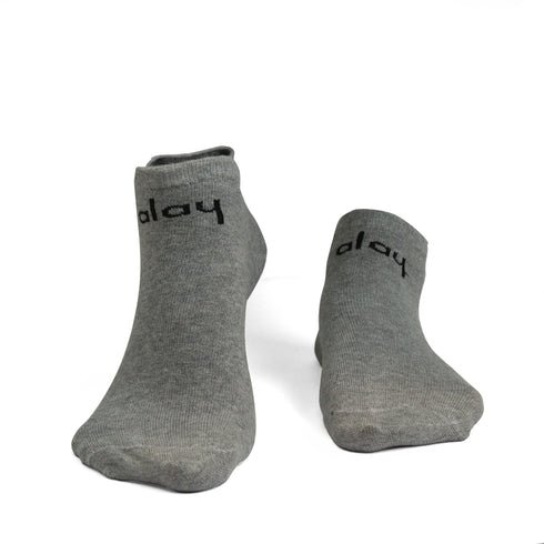 Tempo High Heel Socks - Grey (Pack of 3)