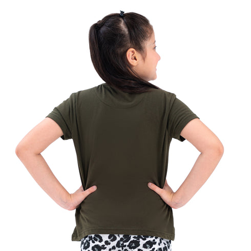 Fantasy Girl Power Tee - Dark Green