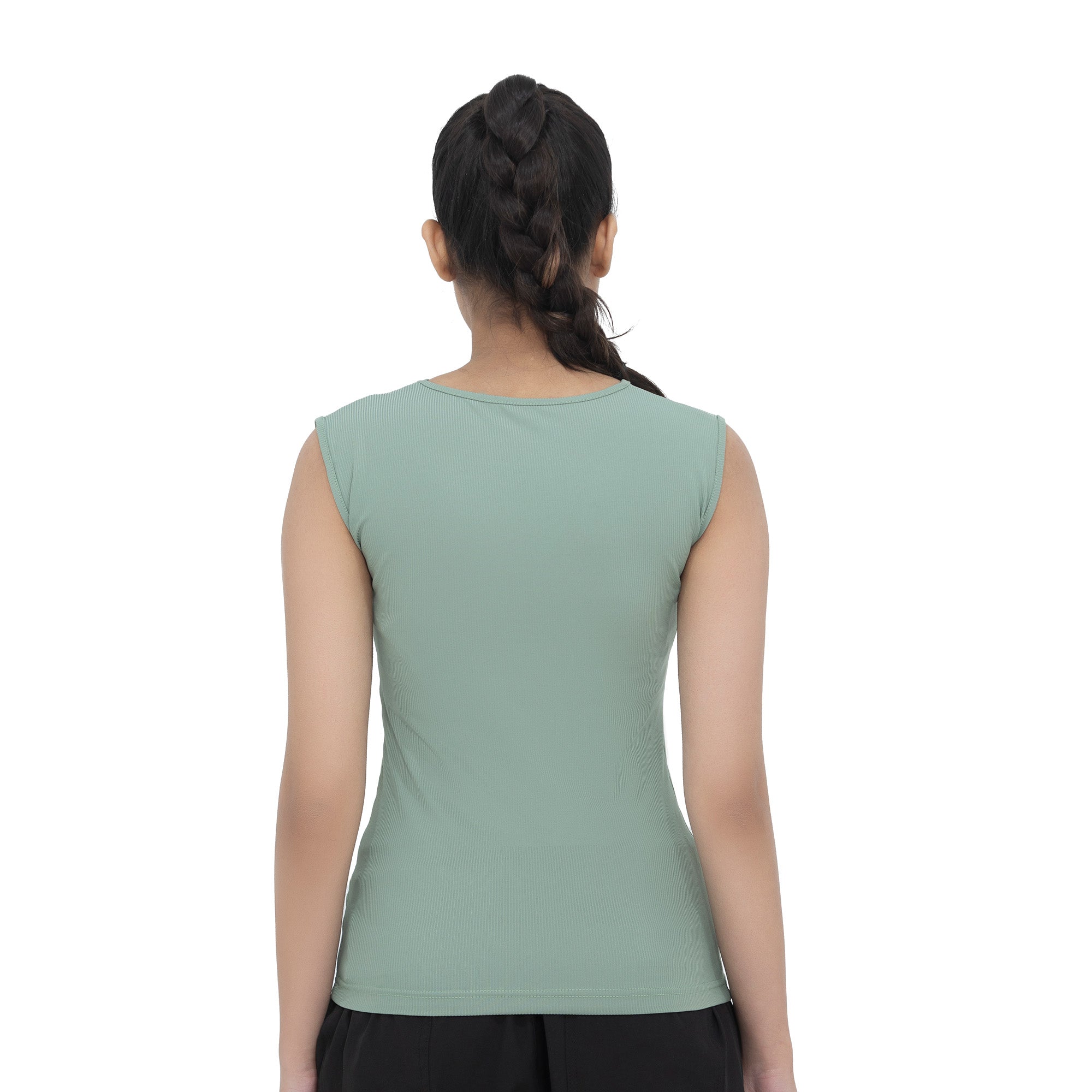 Rib Wave Tank - Seafoam Green