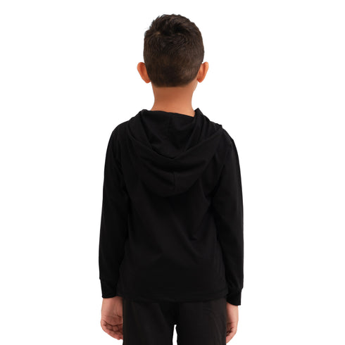 Summer Bear Hoodie - Black