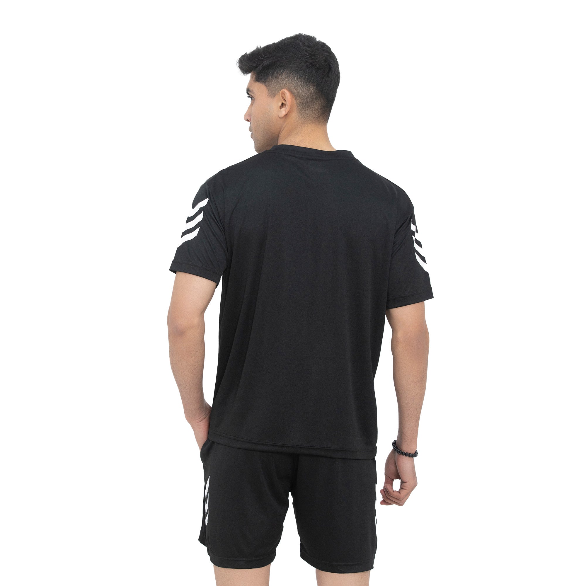 Drip Crew Tee & Shorts - Black