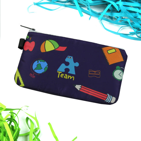 Playful Stationary Pouch - Deep Purple