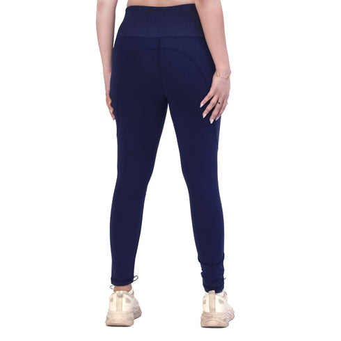 Grip Core Leggings - Navy