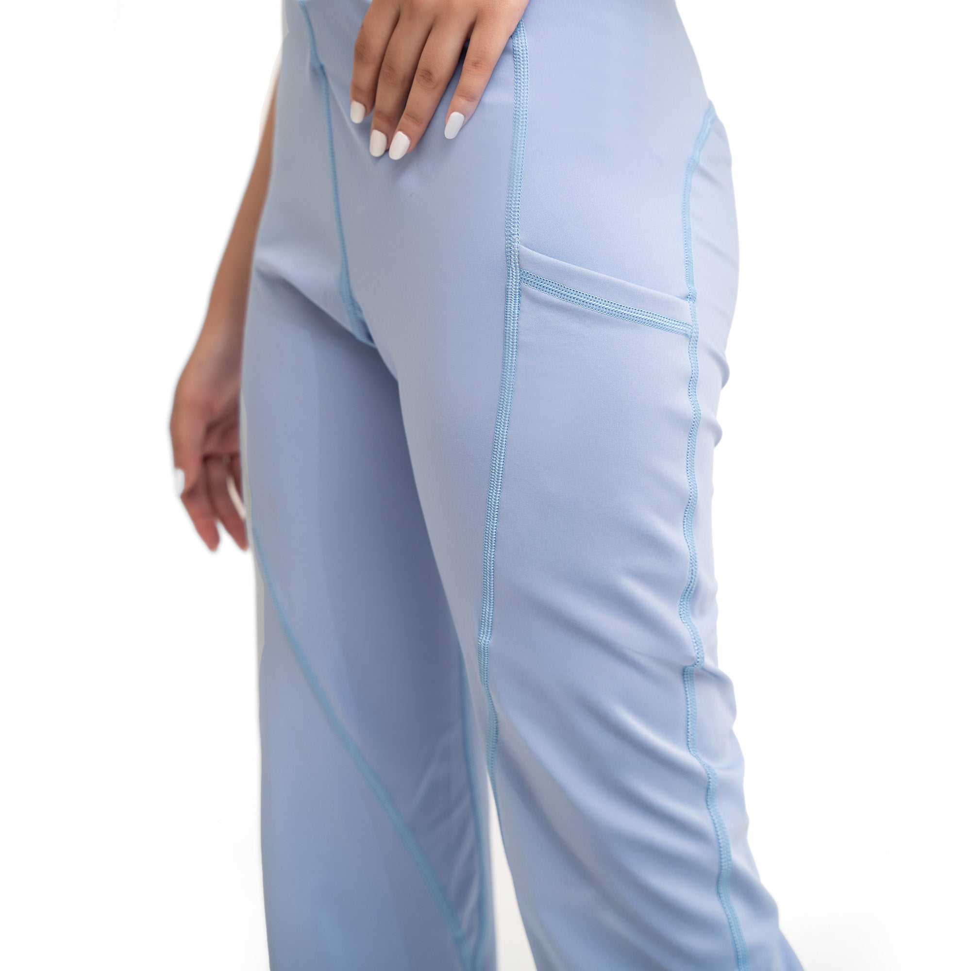 Breathe Yoga Pants - Powder Blue