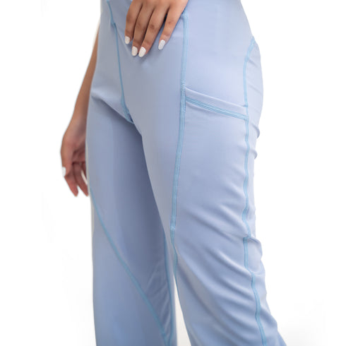 Breathe Yoga Pant - Powder Blue