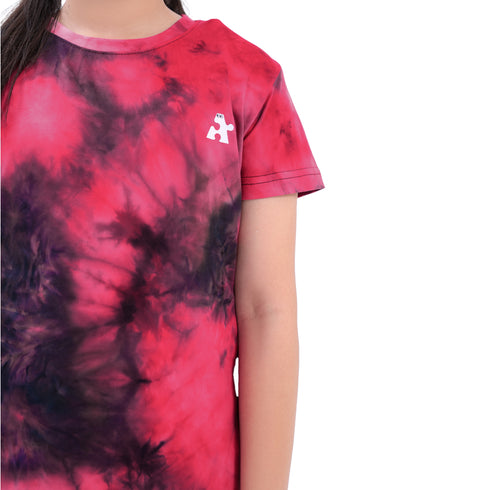 Lil' Dri-Fit Tee - Red Tie-Dye