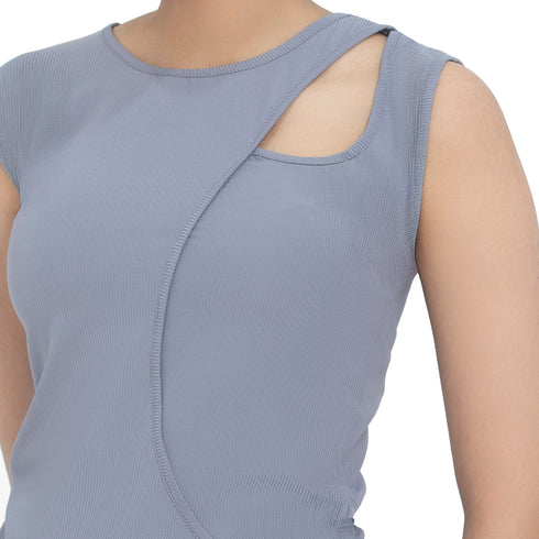 Rib Wave Tank - Grey