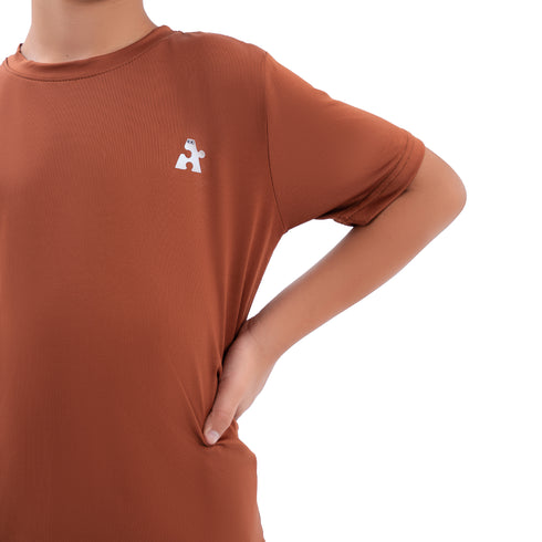 Junior DriFit Tee - Brown