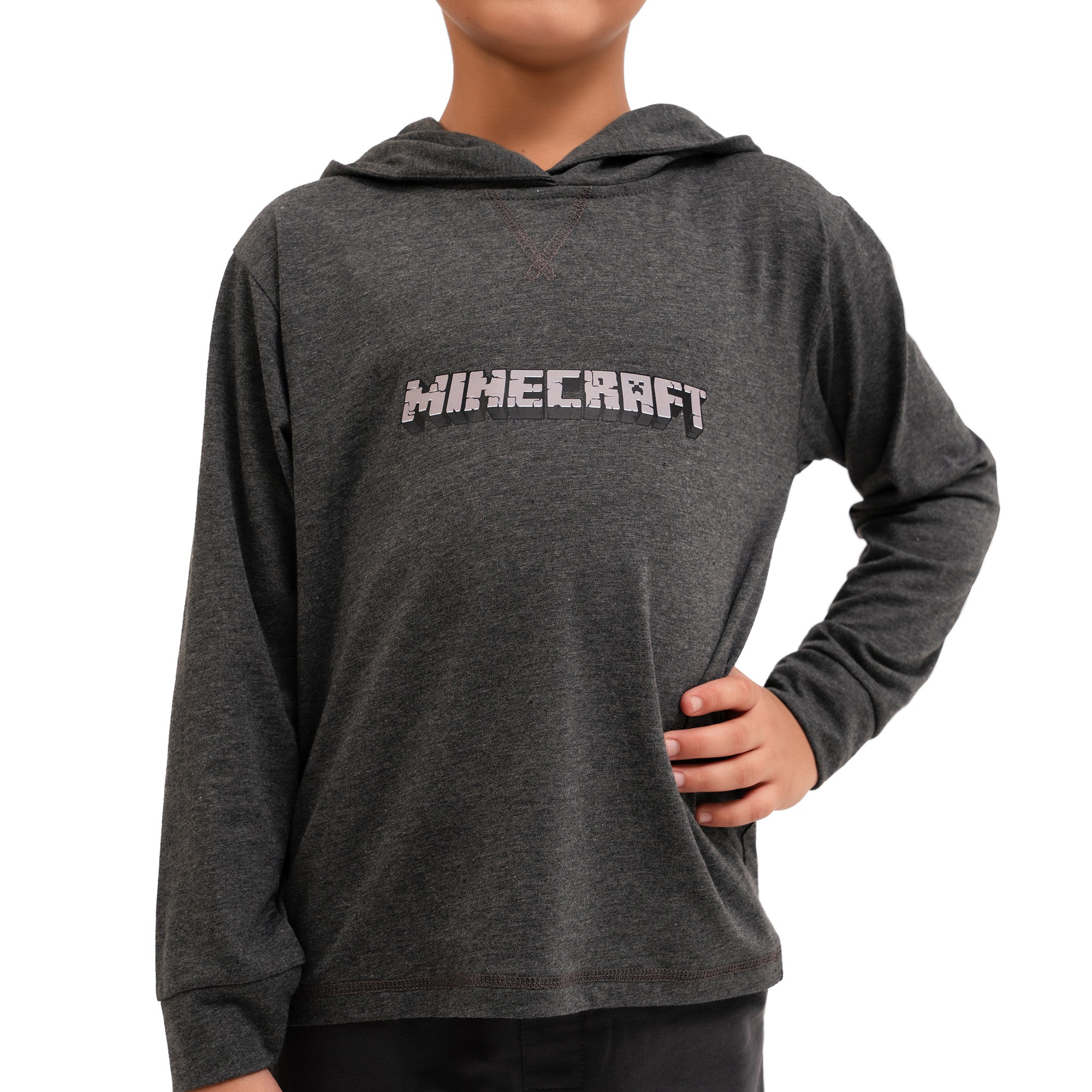 Summer Minecraft Hoodie - Grey