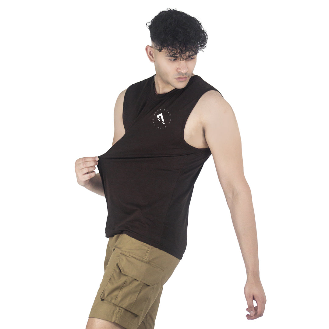 Progressive Tank - Brown