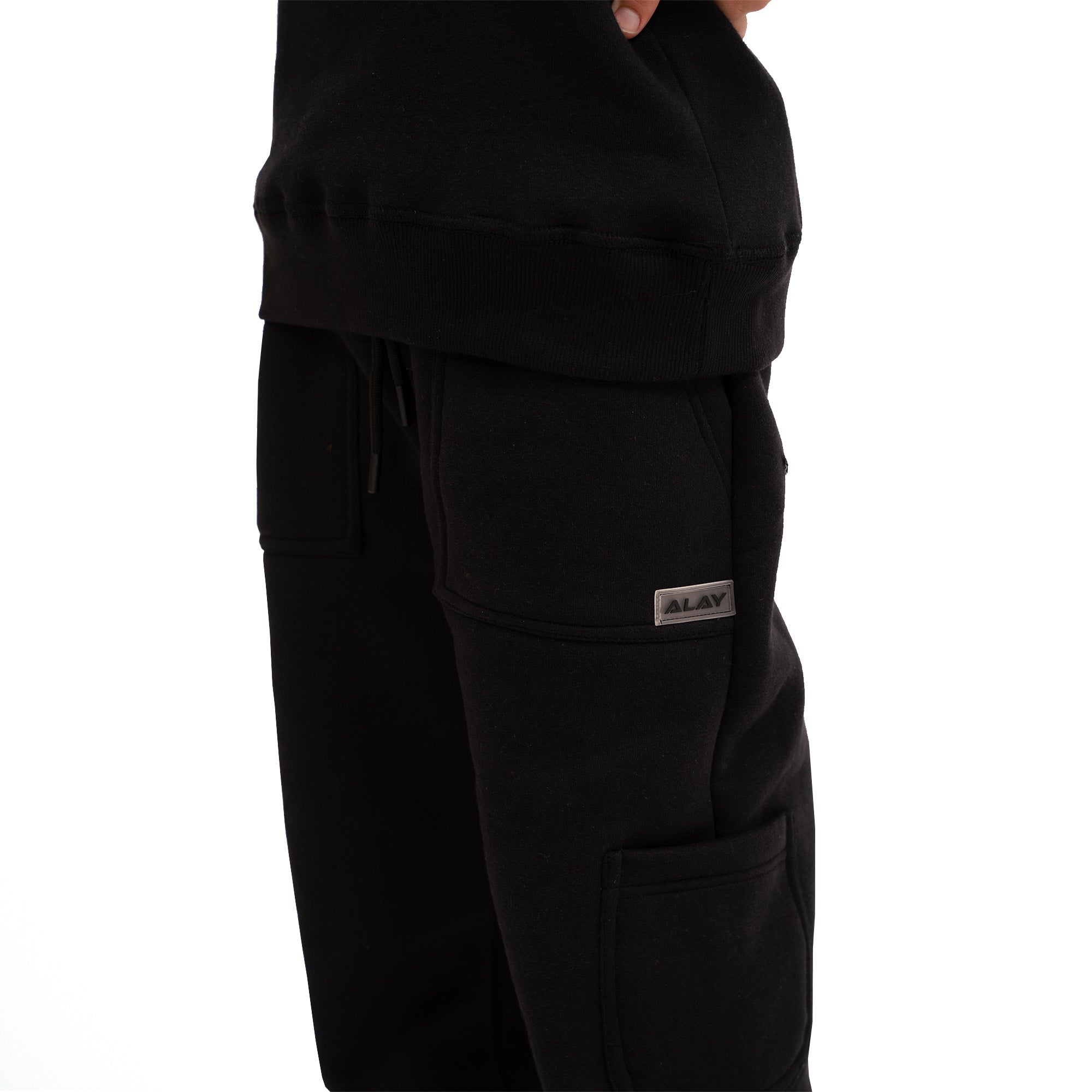 Boys' Snuggle Fleece Set - Black