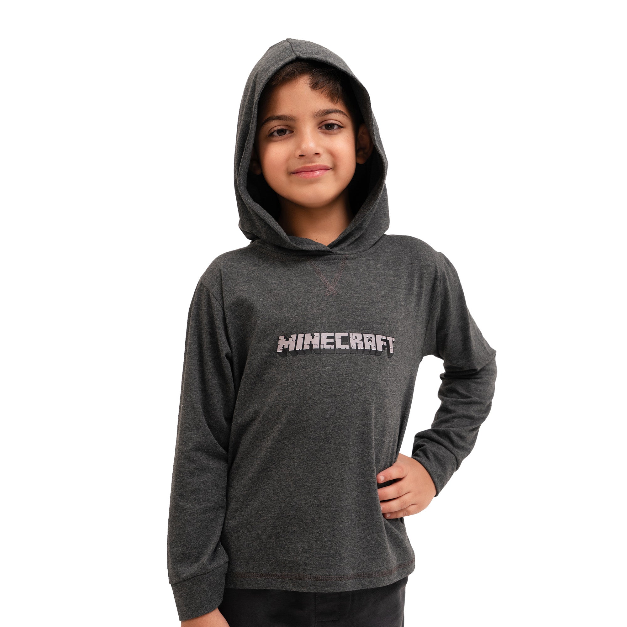 Summer Minecraft Hoodie - Grey