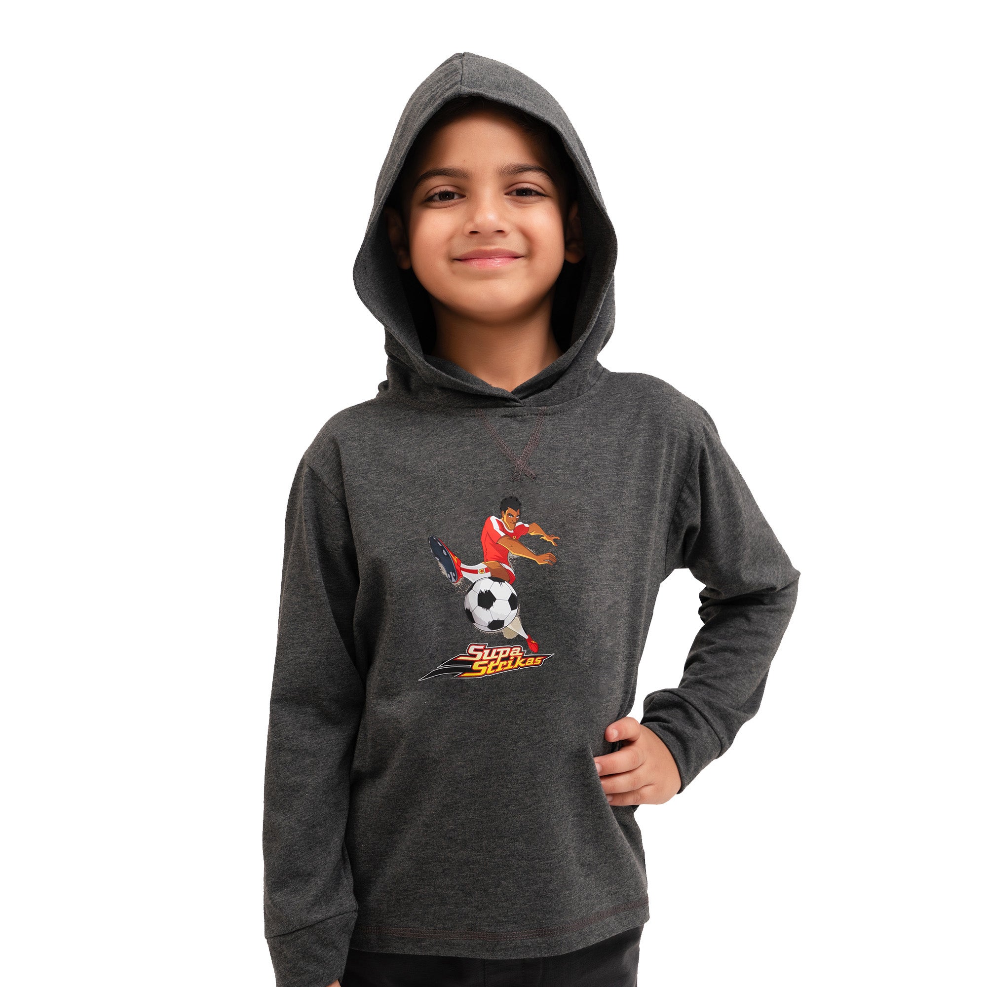 Summer Football Hoodie - Grey