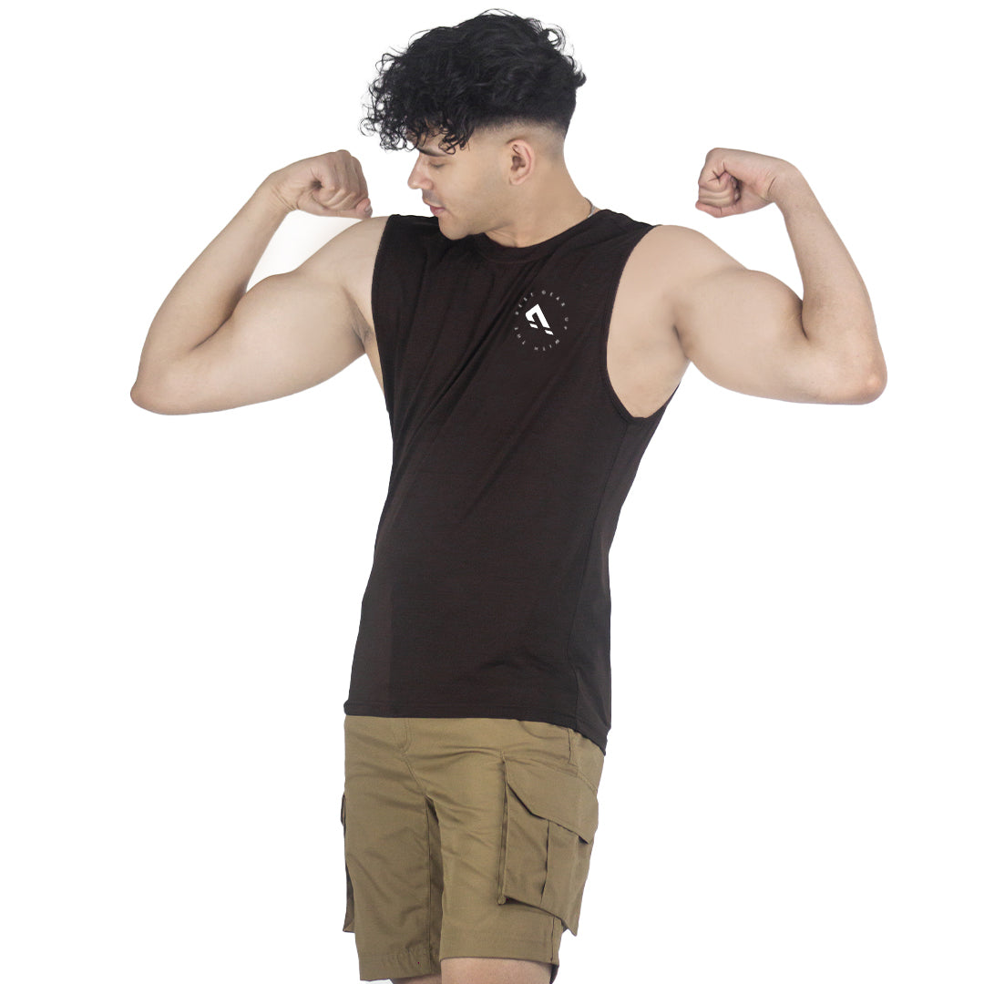 Progressive Tank - Brown