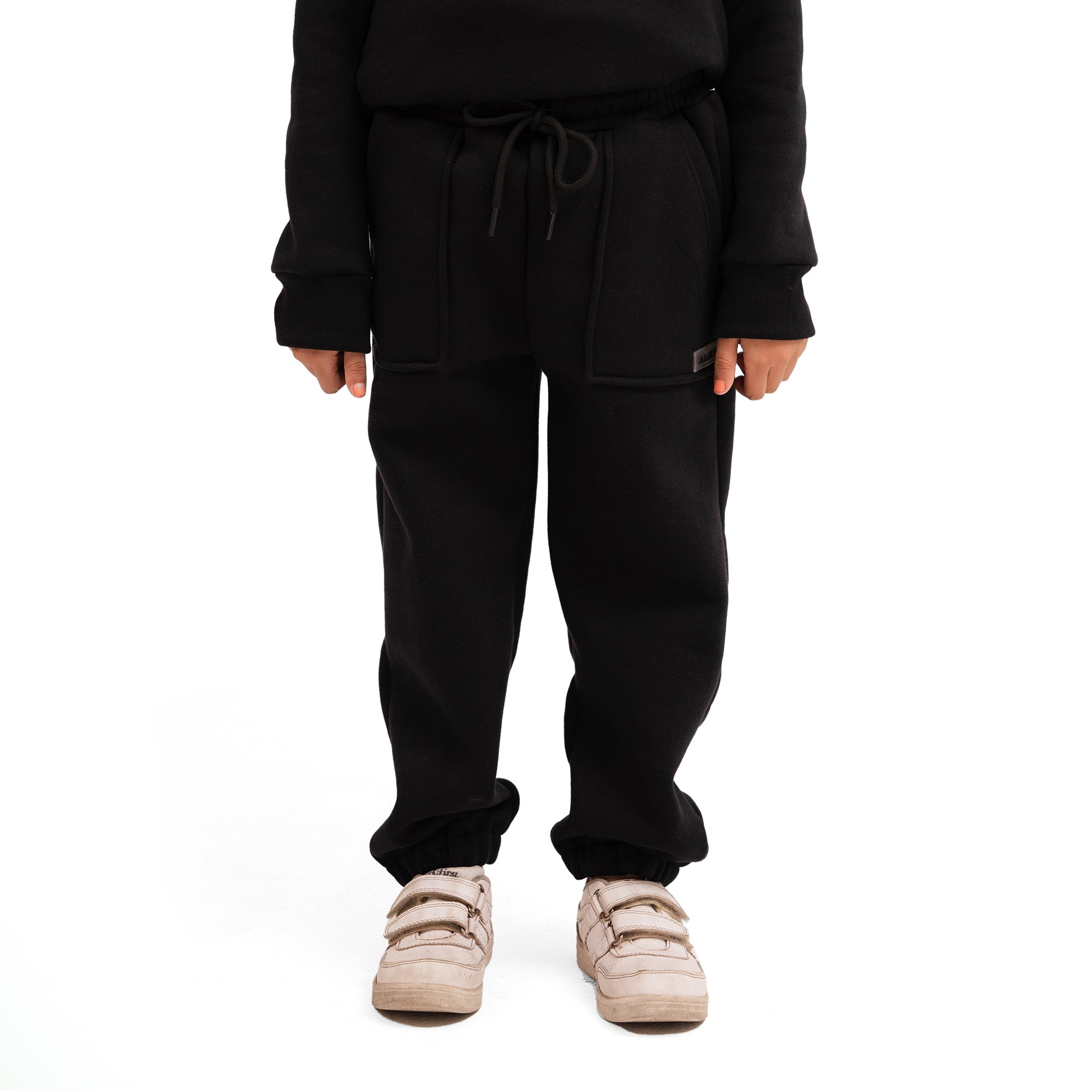 Girls' Snuggle Fleece Set - Black