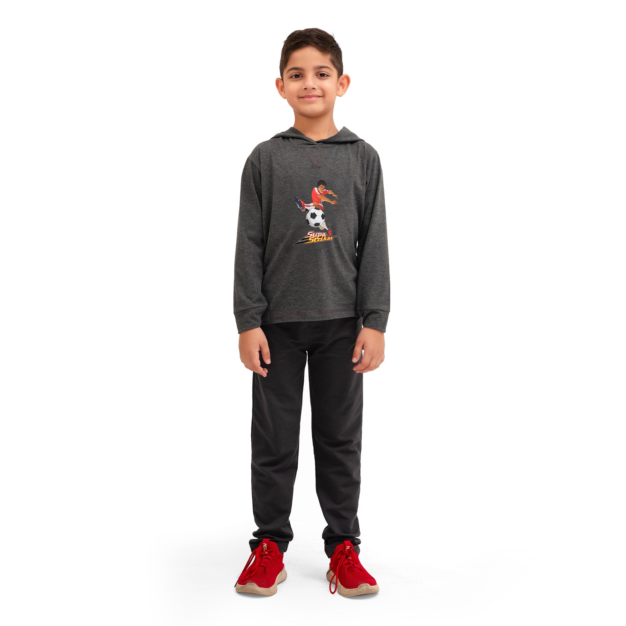 Summer Football Hoodie - Grey