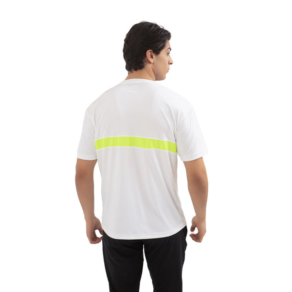 Accent Tee - White Neon