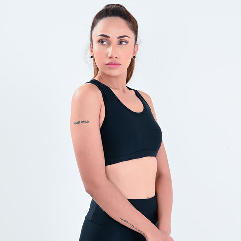 Allure Sports Bra - Black